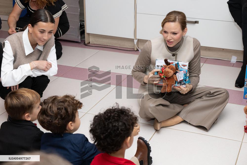 NO TABLOIDS - Christmas Gifts Distribution at Monaco Ree Cross Nursery