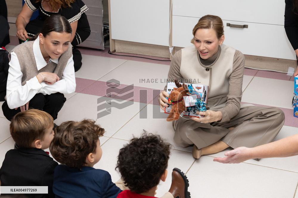 NO TABLOIDS - Christmas Gifts Distribution at Monaco Ree Cross Nursery