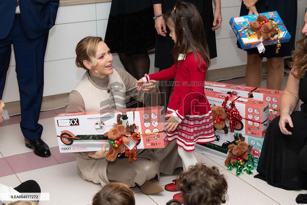 NO TABLOIDS - Christmas Gifts Distribution at Monaco Ree Cross Nursery