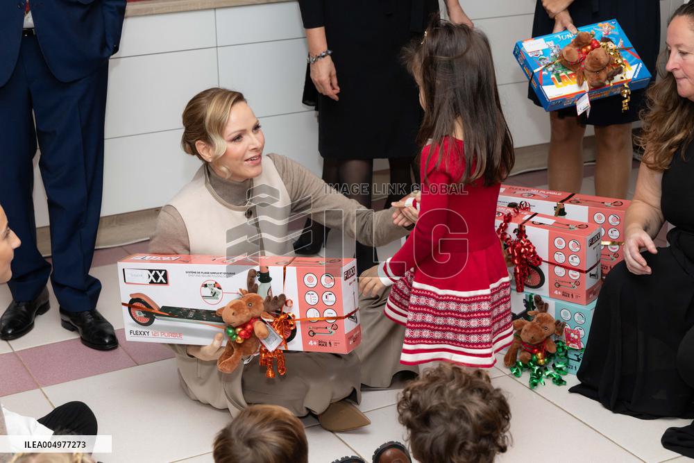 NO TABLOIDS - Christmas Gifts Distribution at Monaco Ree Cross Nursery