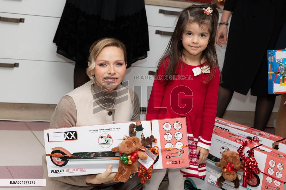 NO TABLOIDS - Christmas Gifts Distribution at Monaco Ree Cross Nursery