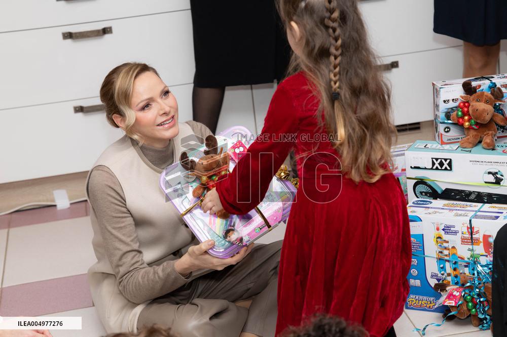 NO TABLOIDS - Christmas Gifts Distribution at Monaco Ree Cross Nursery