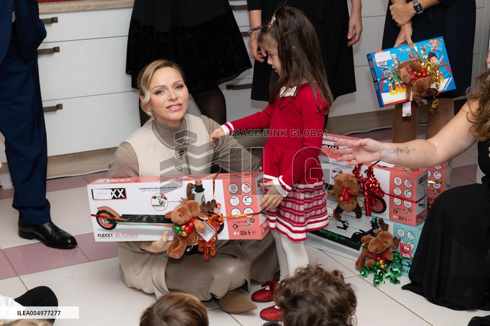 NO TABLOIDS - Christmas Gifts Distribution at Monaco Ree Cross Nursery