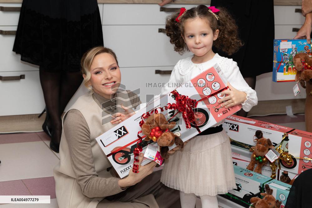 NO TABLOIDS - Christmas Gifts Distribution at Monaco Ree Cross Nursery