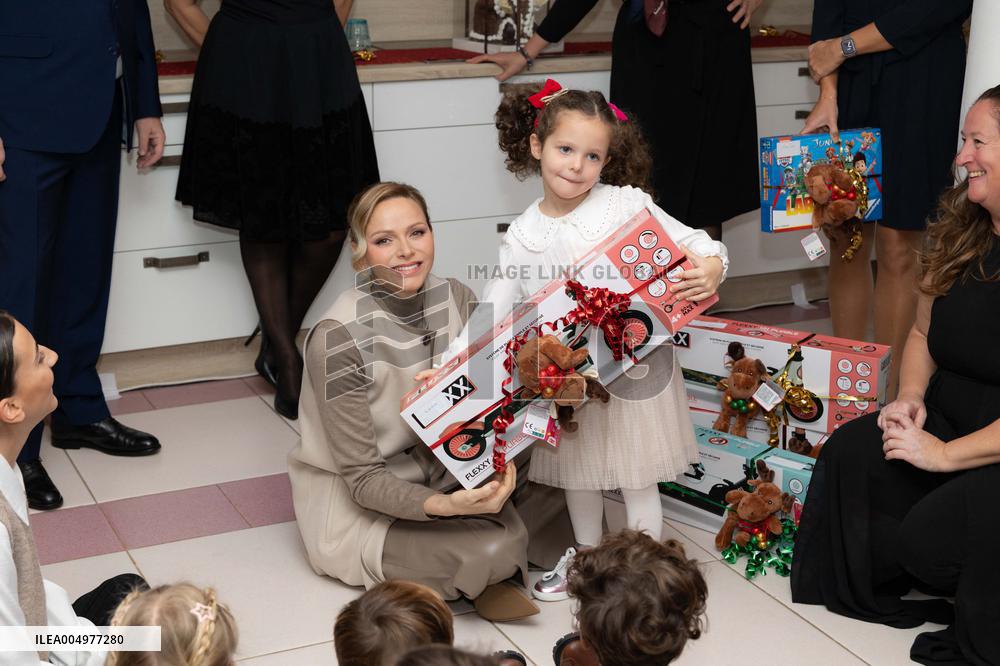 NO TABLOIDS - Christmas Gifts Distribution at Monaco Ree Cross Nursery