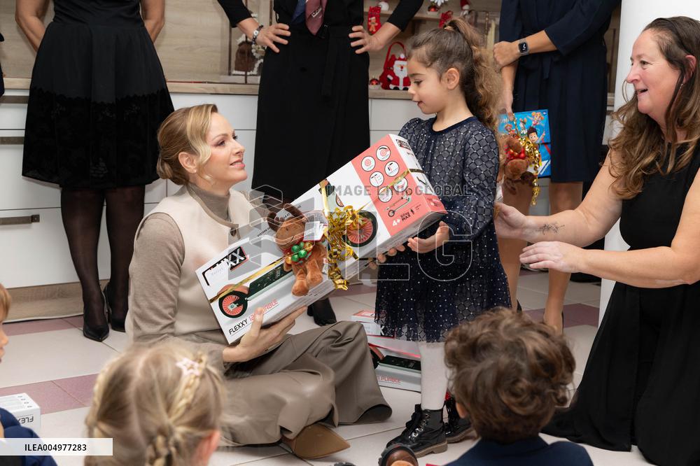 NO TABLOIDS - Christmas Gifts Distribution at Monaco Ree Cross Nursery