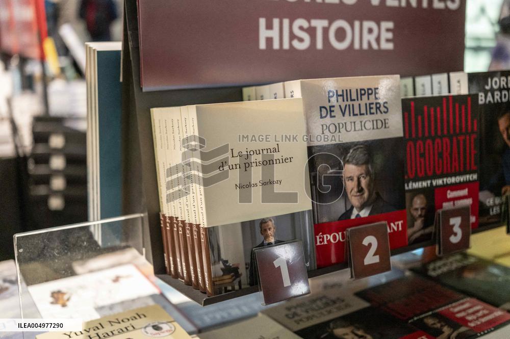 Nicolas Sarkozy's Book A Prisoner's Diary Illustration - Paris