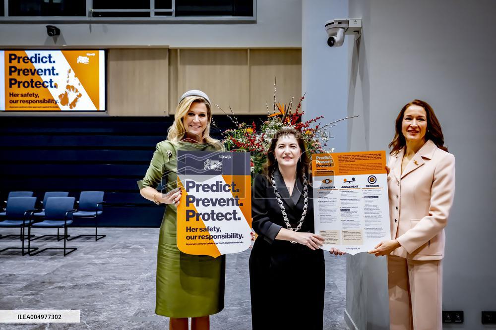 Queen Maxima and Innes-Stubb Meet Victims Relatives on Femicide - Netherlands