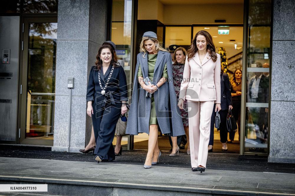 Queen Maxima and Innes-Stubb Meet Victims Relatives on Femicide - Netherlands
