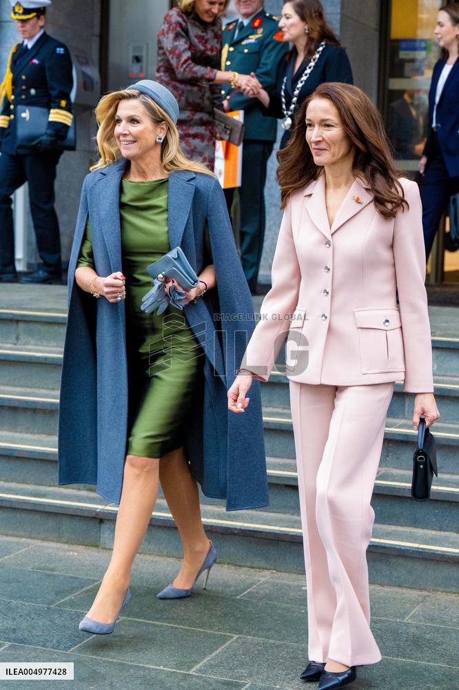 Queen Maxima and Innes-Stubb Meet Victims Relatives on Femicide - Netherlands