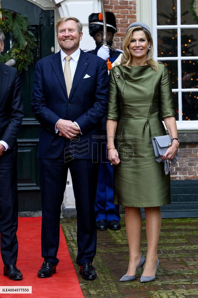 Royals at Government Lunch on Finnish President's State Visit - Netherlands