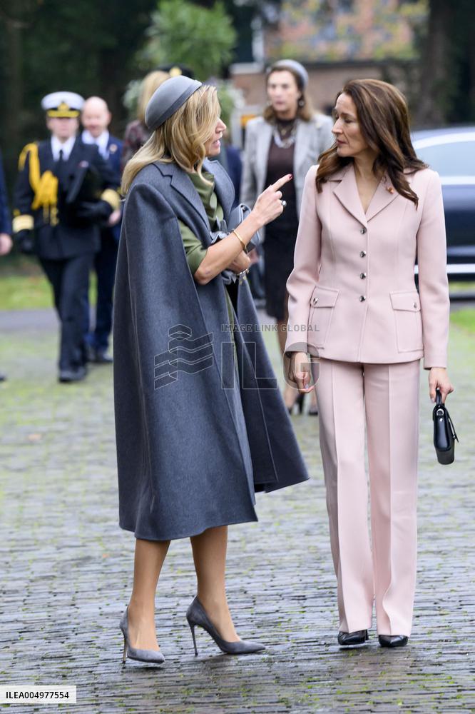 Royals at Government Lunch on Finnish President's State Visit - Netherlands