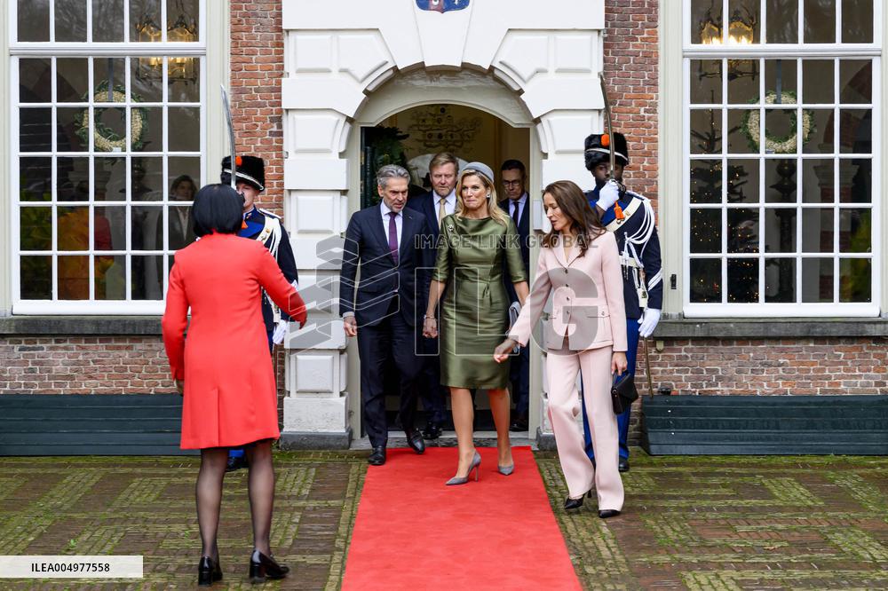 Royals at Government Lunch on Finnish President's State Visit - Netherlands