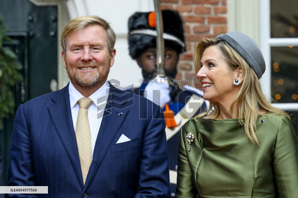 Royals at Government Lunch on Finnish President's State Visit - Netherlands