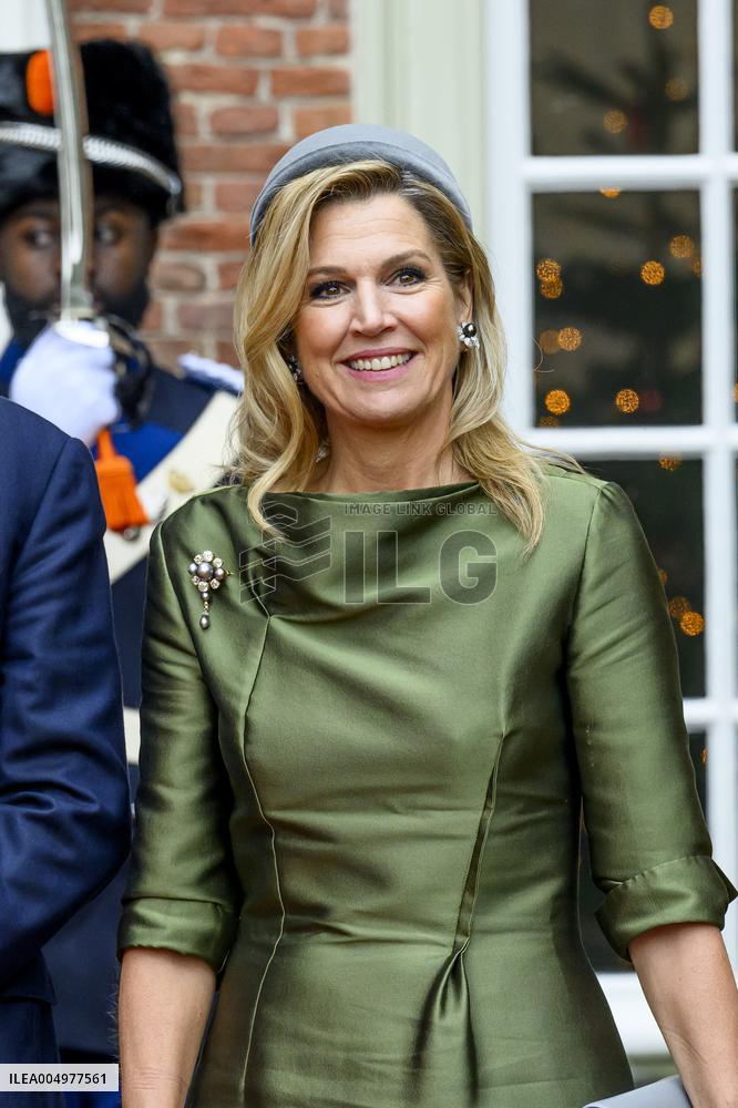 Royals at Government Lunch on Finnish President's State Visit - Netherlands