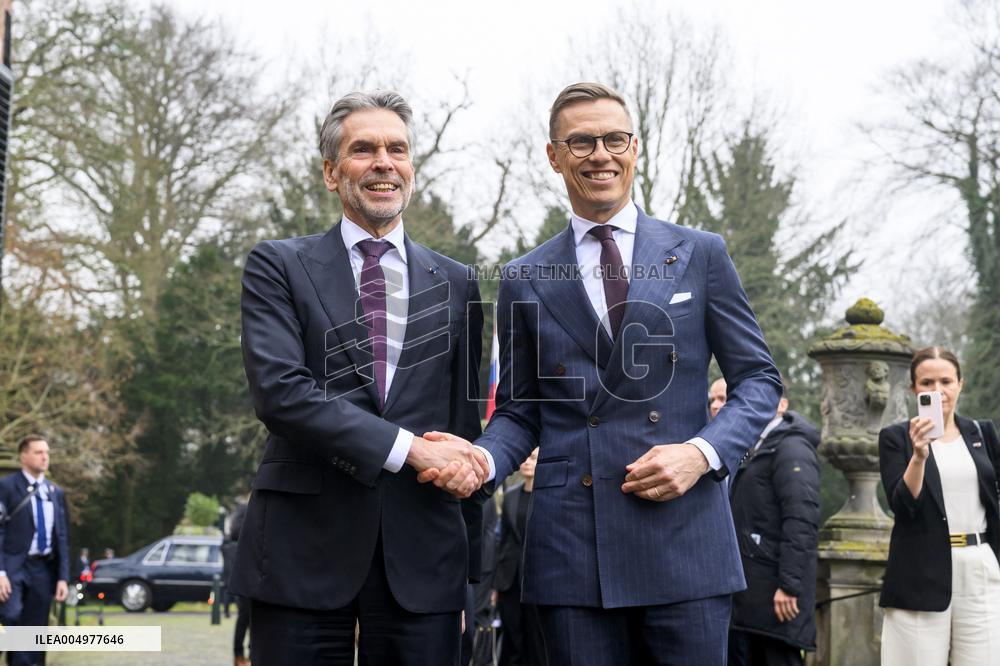 Royals at Government Lunch on Finnish President's State Visit - Netherlands