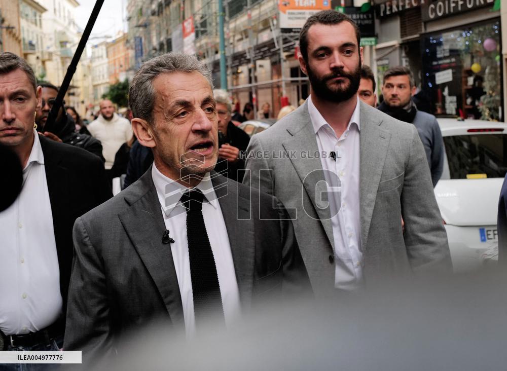 Nicolas Sarkozy At Public Book Signing - France