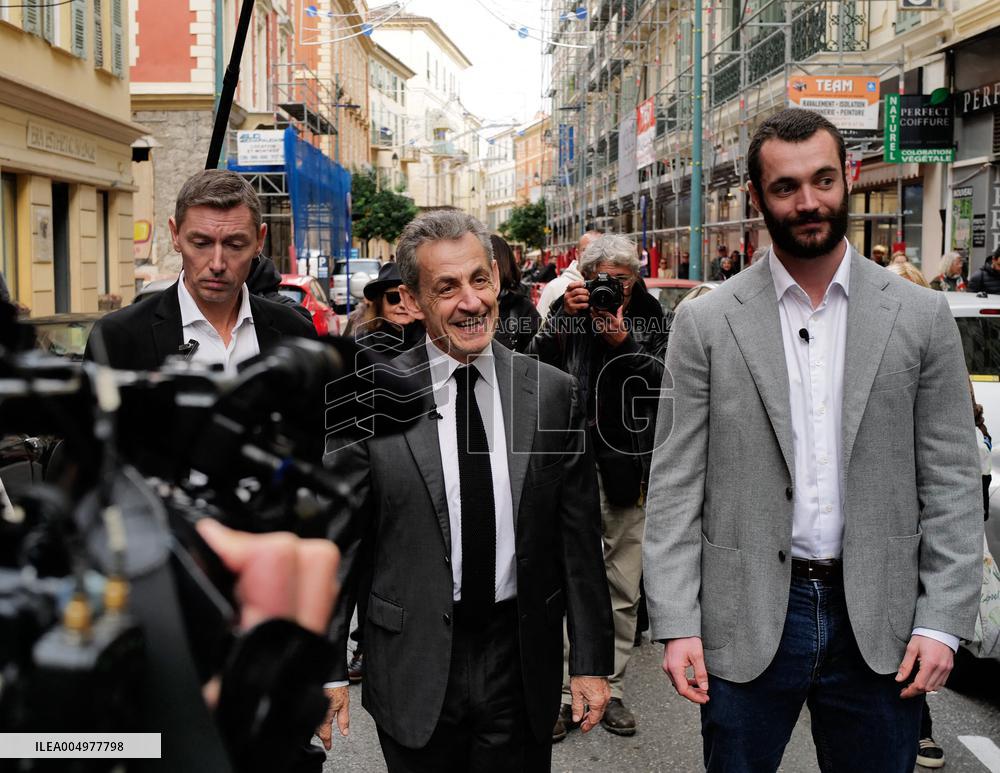 Nicolas Sarkozy At Public Book Signing - France