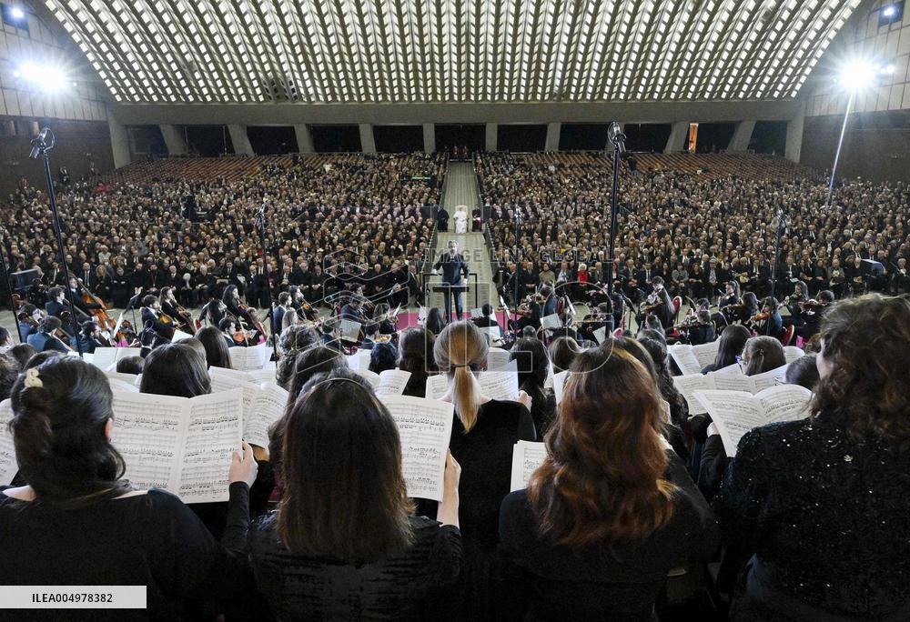 Riccardo Muti Conducts A Concert For Pope Leo XIV - Vatican