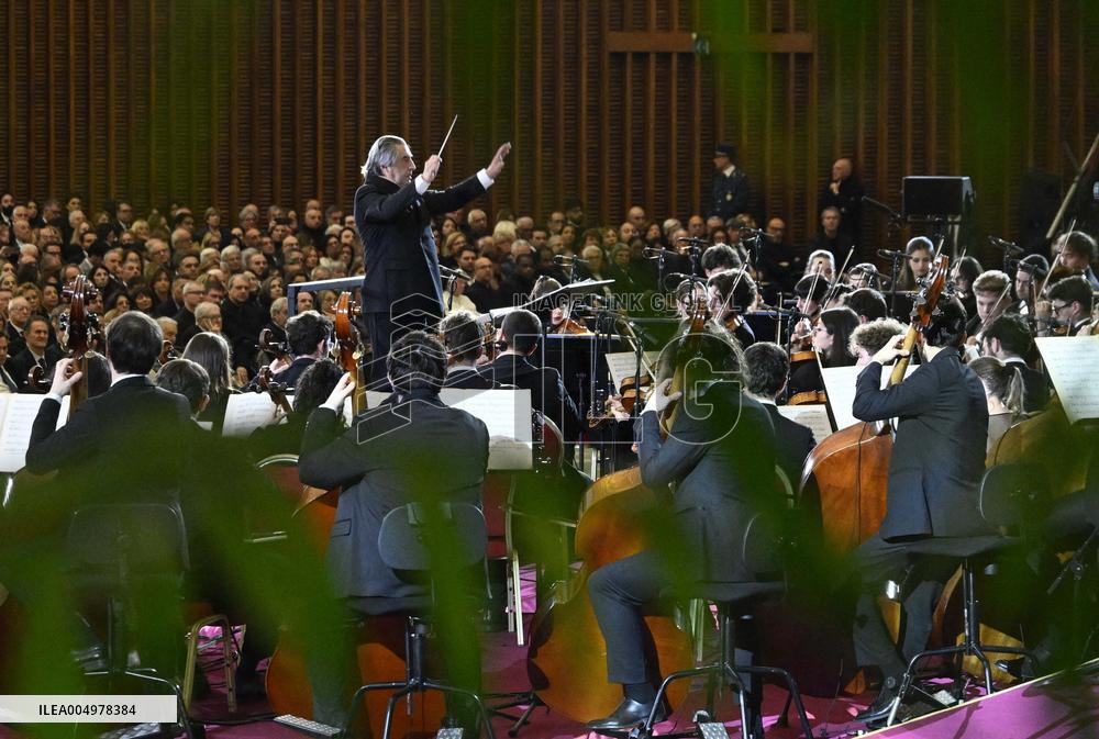 Riccardo Muti Conducts A Concert For Pope Leo XIV - Vatican