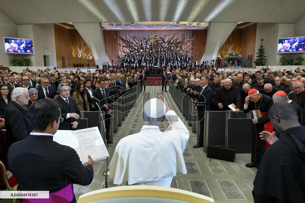 Riccardo Muti Conducts A Concert For Pope Leo XIV - Vatican