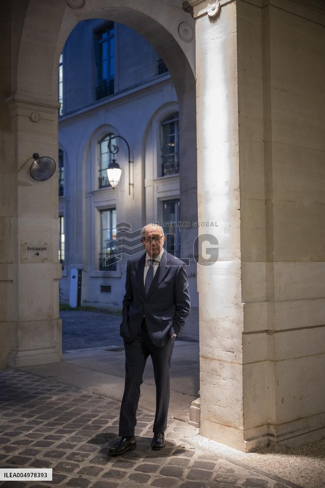 Laurent Fabius Portrait - Paris