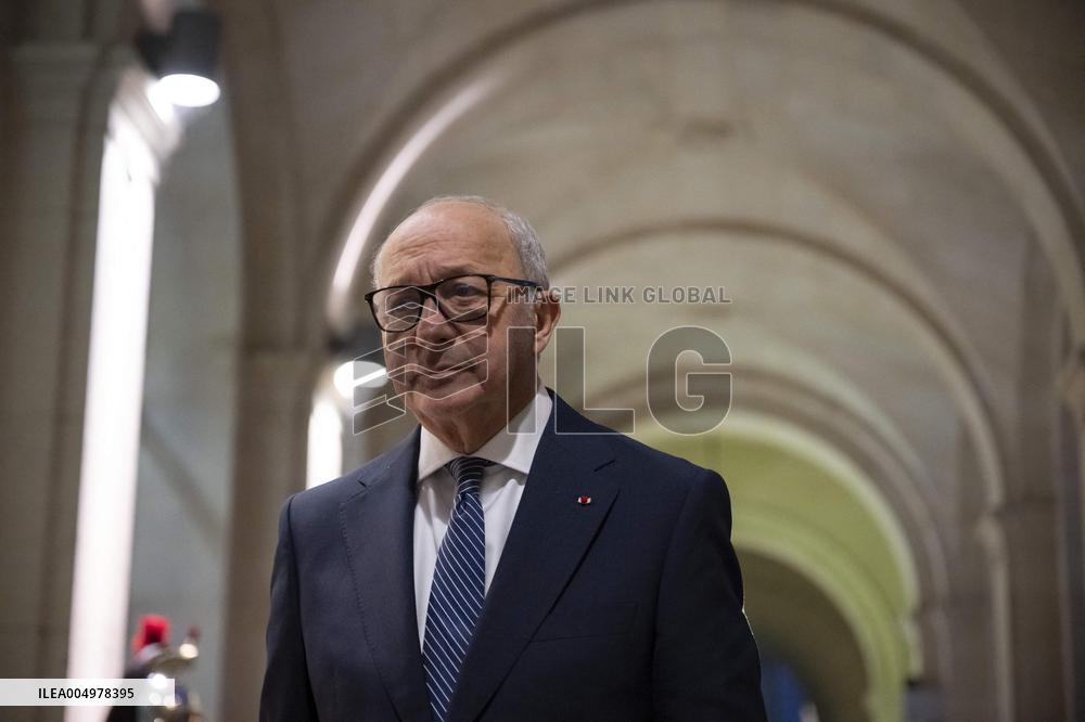 Laurent Fabius Portrait - Paris