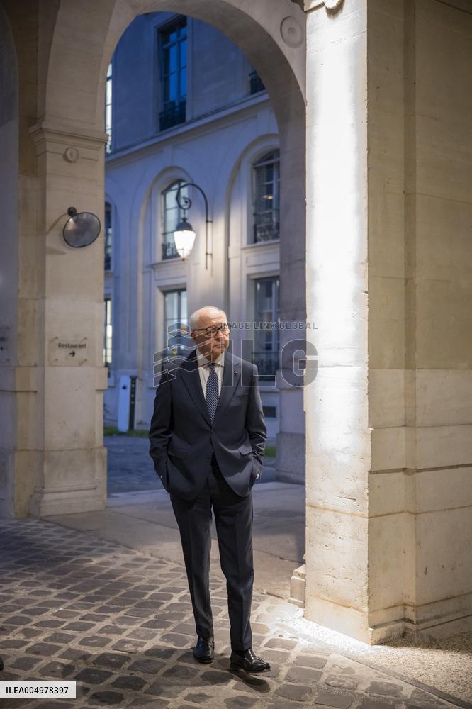 Laurent Fabius Portrait - Paris