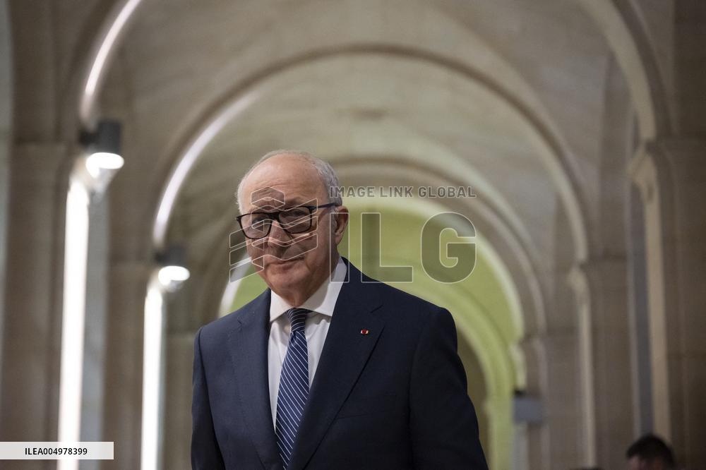 Laurent Fabius Portrait - Paris