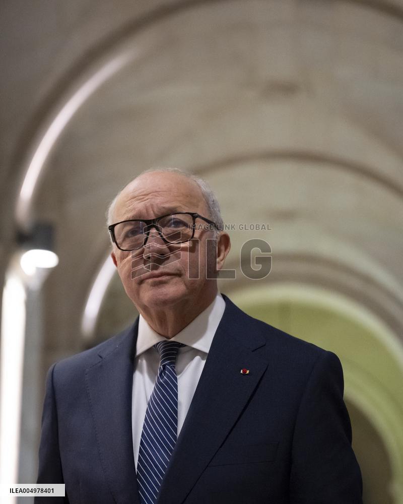 Laurent Fabius Portrait - Paris