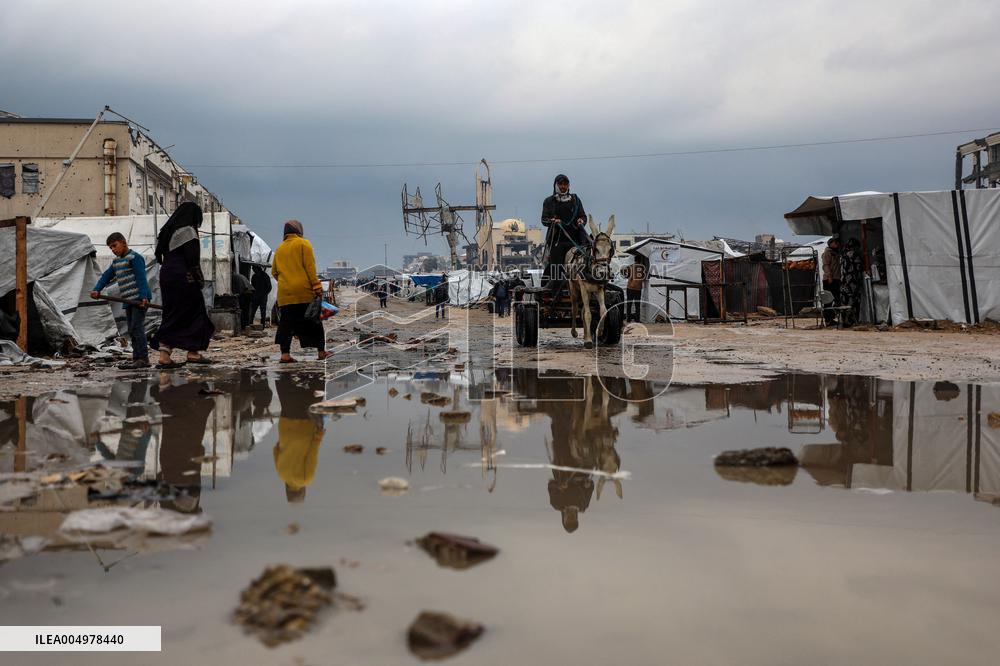 Winter Storm in Gaza City - Palestine