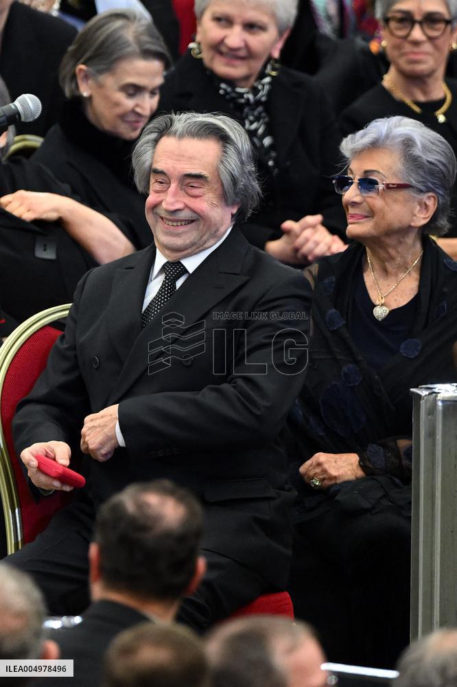 Riccardo Muti Conducts A Concert For Pope Leo XIV - Vatican