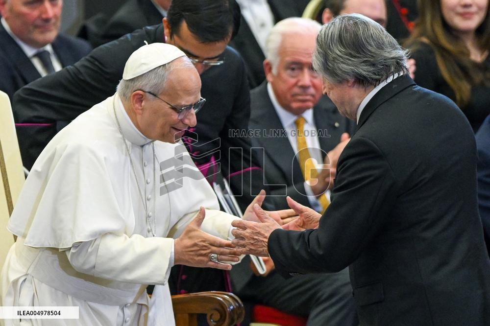 Riccardo Muti Conducts A Concert For Pope Leo XIV - Vatican