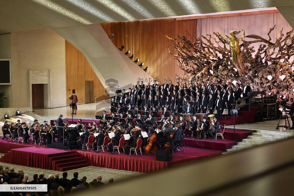 Riccardo Muti Conducts A Concert For Pope Leo XIV - Vatican