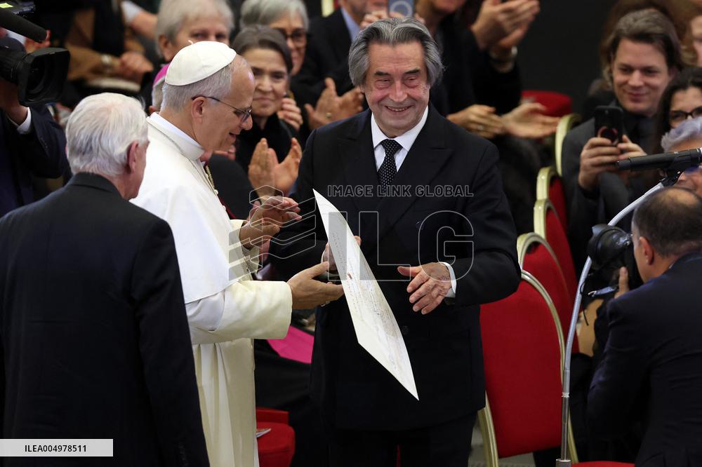 Riccardo Muti Conducts A Concert For Pope Leo XIV - Vatican