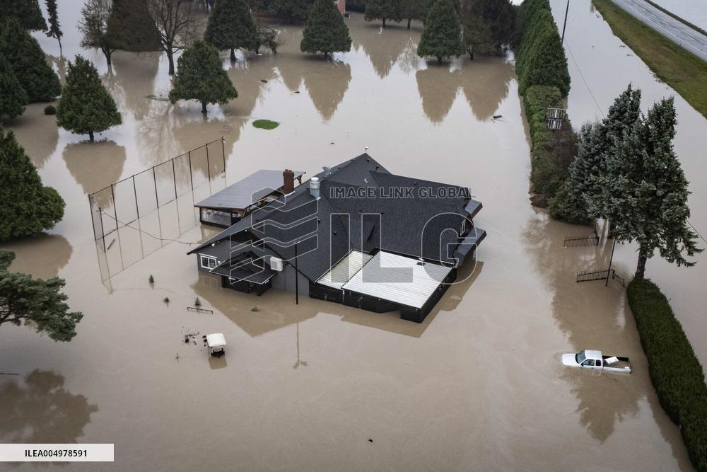 Floodwaters in Abbotsford - Canada