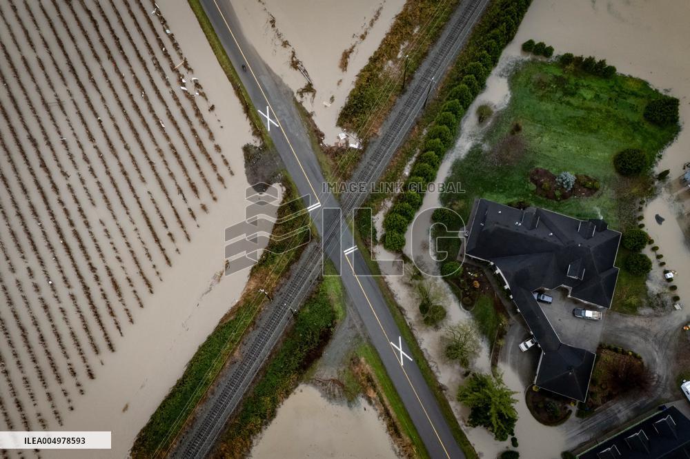 Floodwaters in Abbotsford - Canada