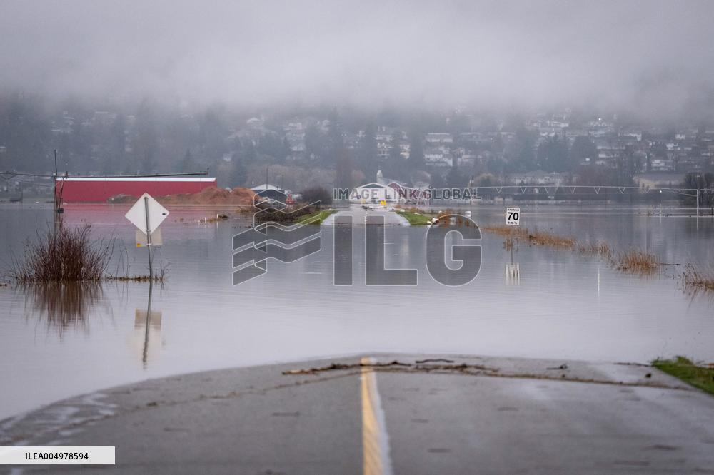 Floodwaters in Abbotsford - Canada