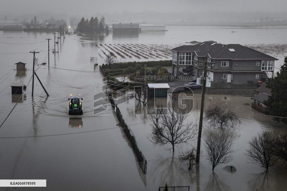 Floodwaters in Abbotsford - Canada