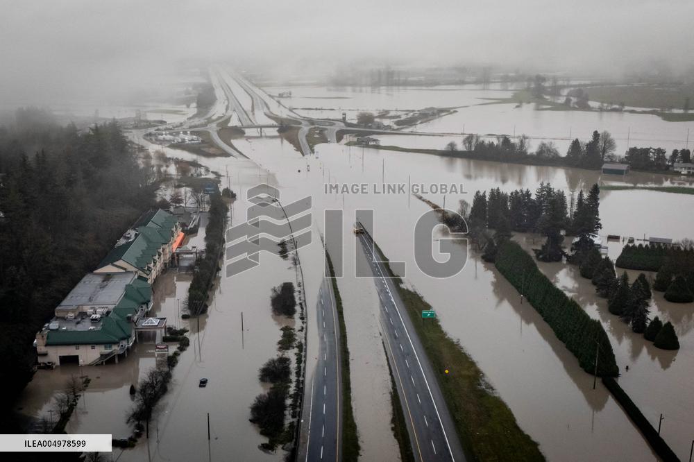 Floodwaters in Abbotsford - Canada