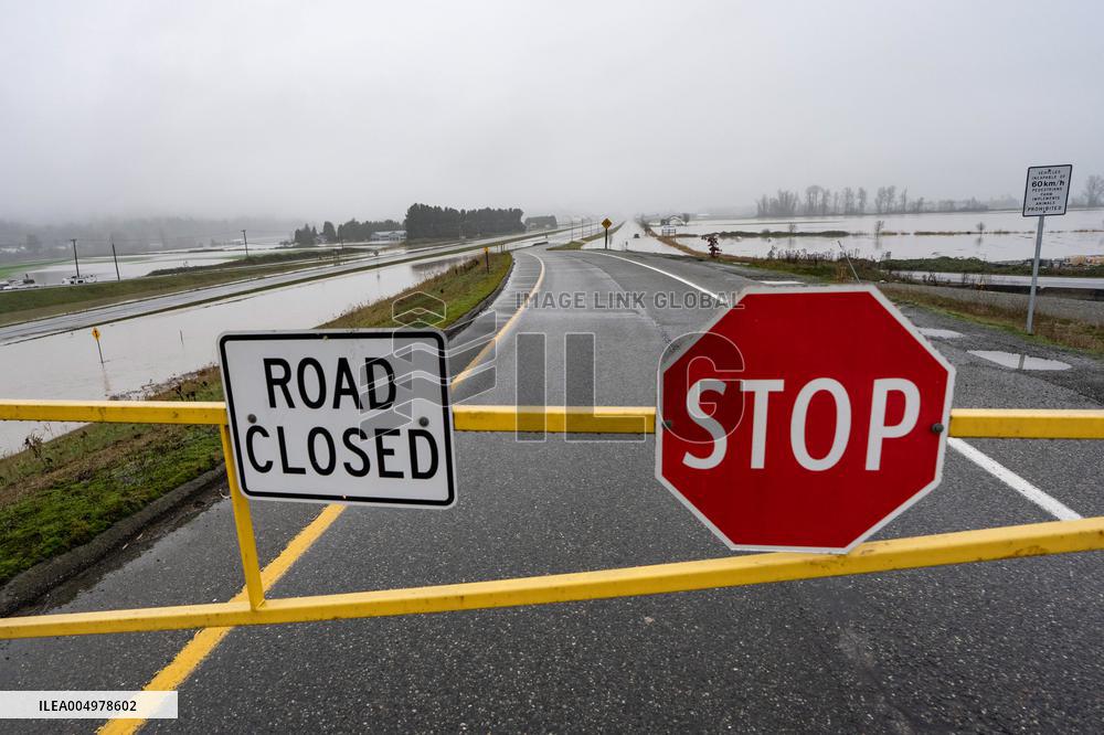 Floodwaters in Abbotsford - Canada