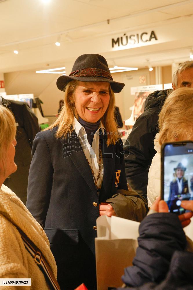 Infanta Elena Supports Her Father's Memoirs - Madrid