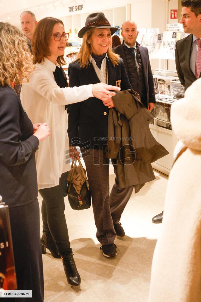 Infanta Elena Supports Her Father's Memoirs - Madrid