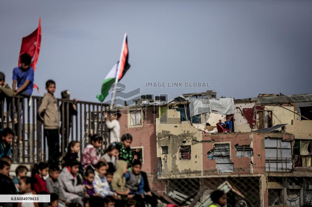 Turkey Reopens Gaza City School - Palestine