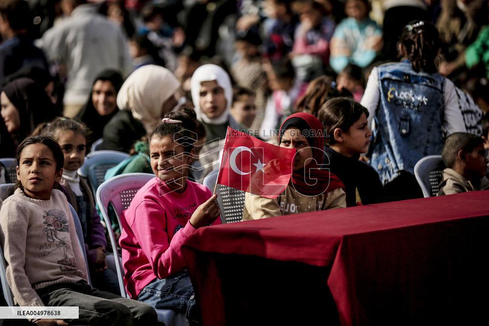 Turkey Reopens Gaza City School - Palestine
