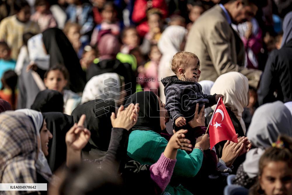 Turkey Reopens Gaza City School - Palestine