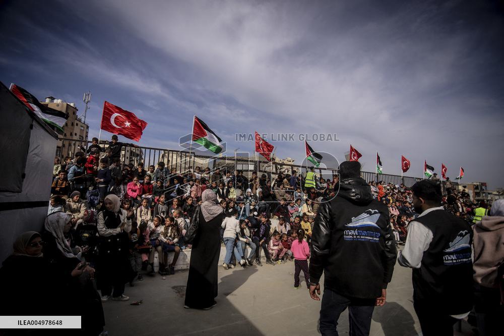 Turkey Reopens Gaza City School - Palestine