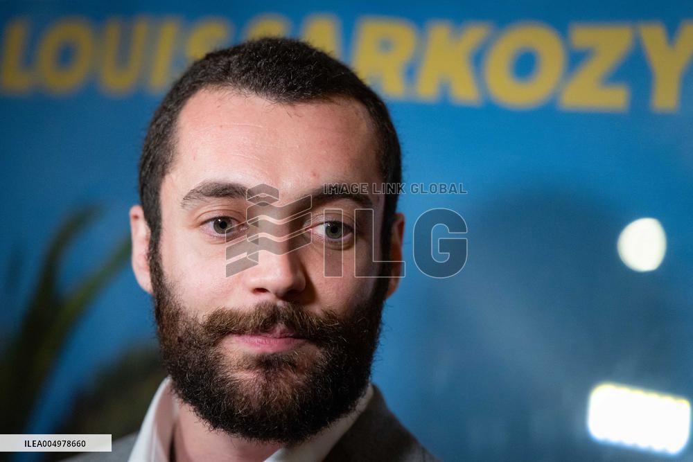 Louis Sarkozy Gives Press Conference - Menton