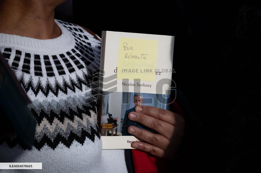 Nicolas Sarkozy At Public Book Signing Event - Menton