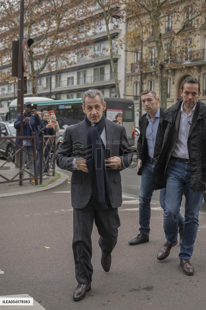 Nicolas Sarkozy At Book Signing Event - Paris